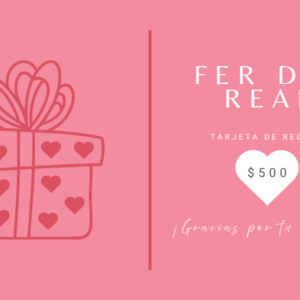 Tarjeta regalo $500